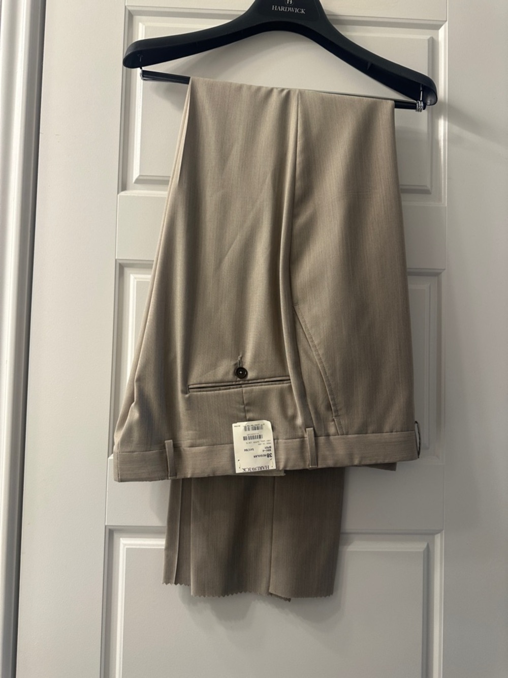 Men’s Dress Trousers in Light Taupe - Classic Tailored Fit